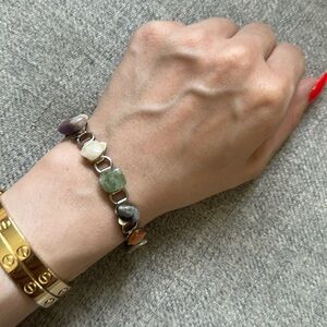 Precious stones bracelet